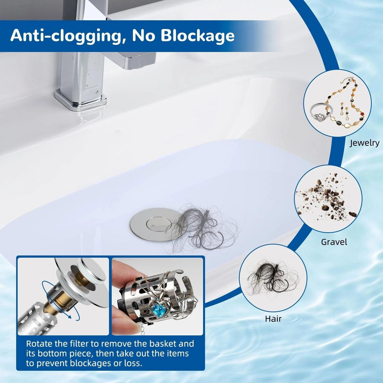 Home Bathroom Tub - Bad Waschbecken Abfluss Sieb Anti-Verstopfung Pop