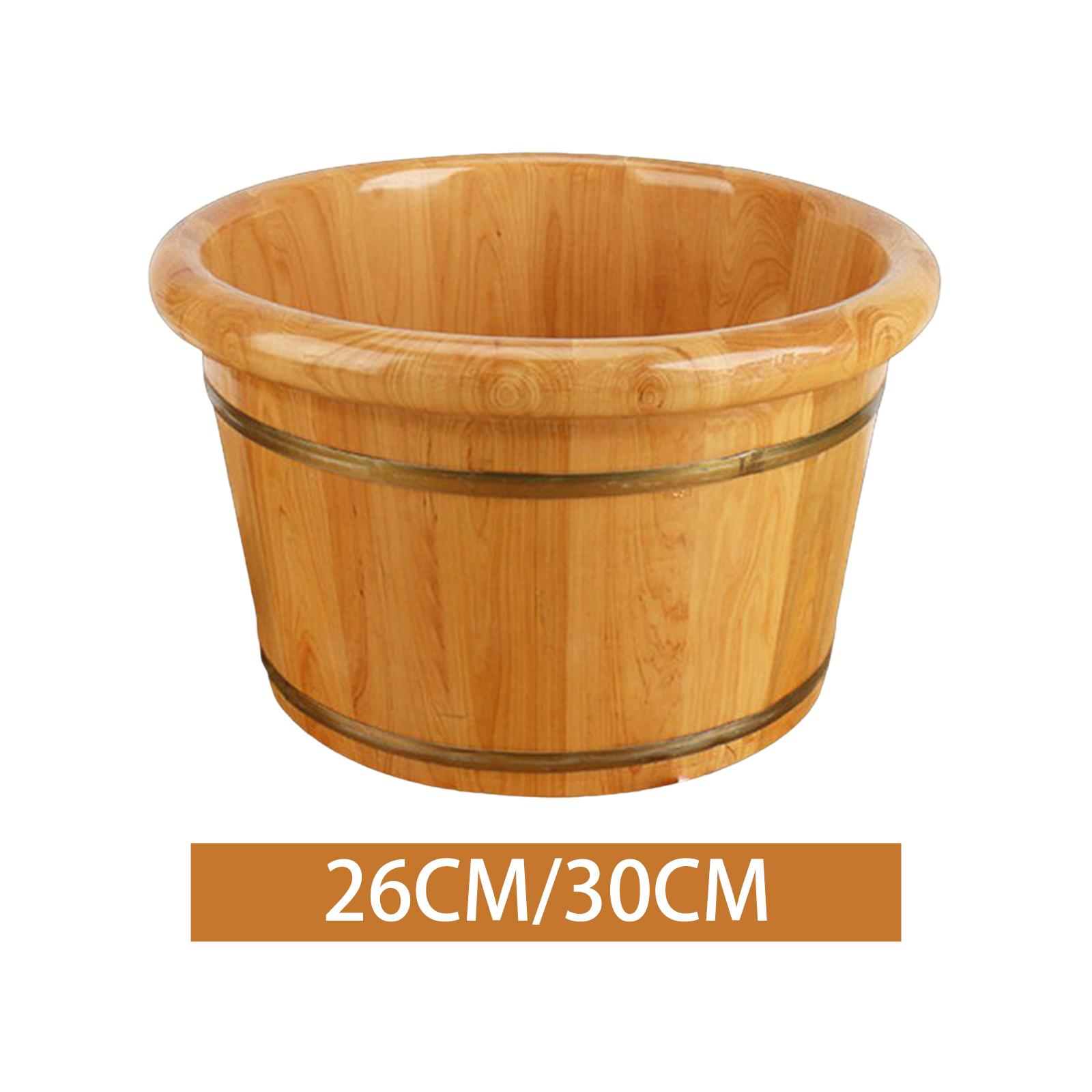 Home Bathroom Tub - Fußbadewanne aus Holz, Sauna-Wanne, dickwandig, für