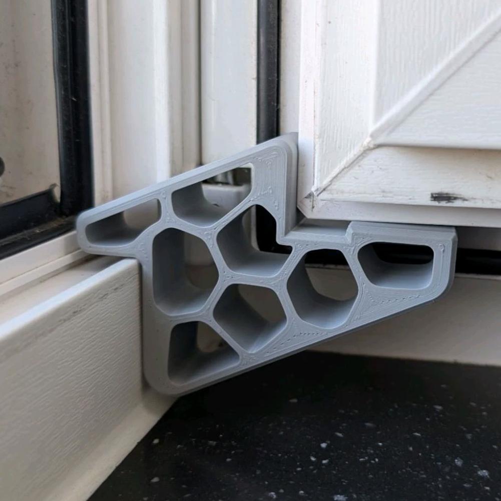 Home Bathroom Lock - Robuster Türstopper, rutschfester Balkon- und Fensterkeil,