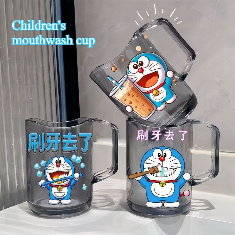 Home Edit Bathroom - Doraemon 2D-Animation peripherer kreativer Cartoon-Druck Kinderhaus