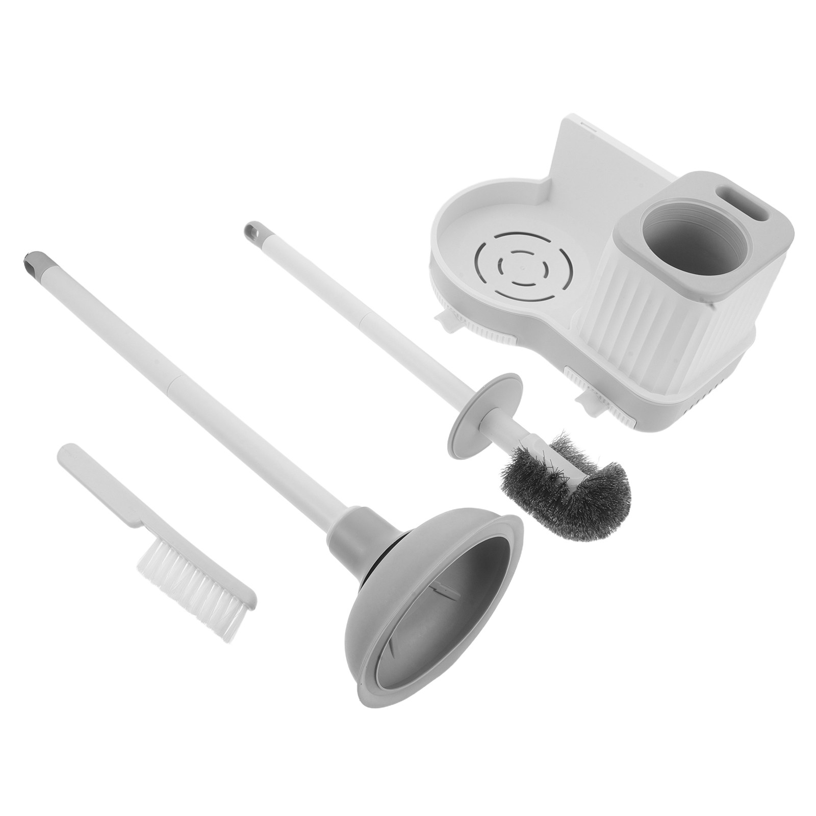 Home Bathroom Cleaning Kit - 1 Set Toilettenbürste und Abflussreiniger, wandmontiertes