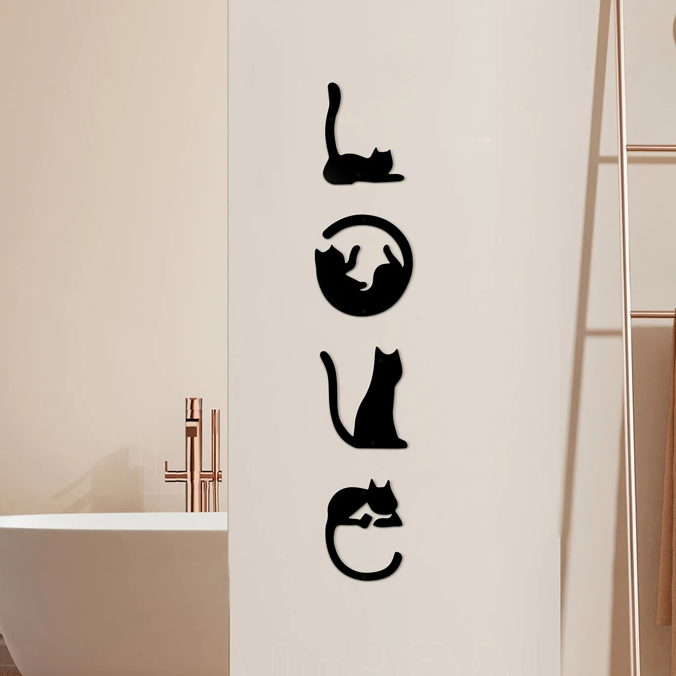 Home Creation Bathroom - Hello young 4 teile/satz niedliche Katze