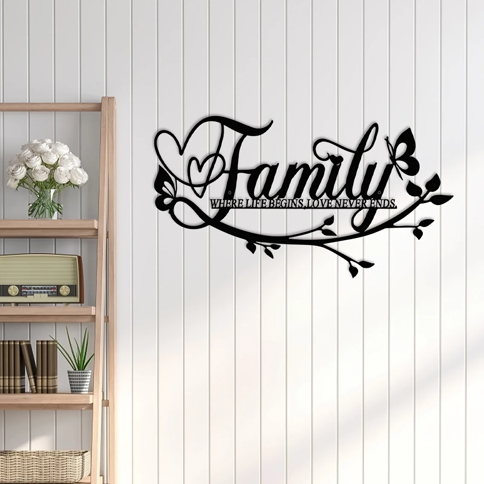 Home Creation Bathroom - HelloYoung Home Decor, Wandschild aus Metall