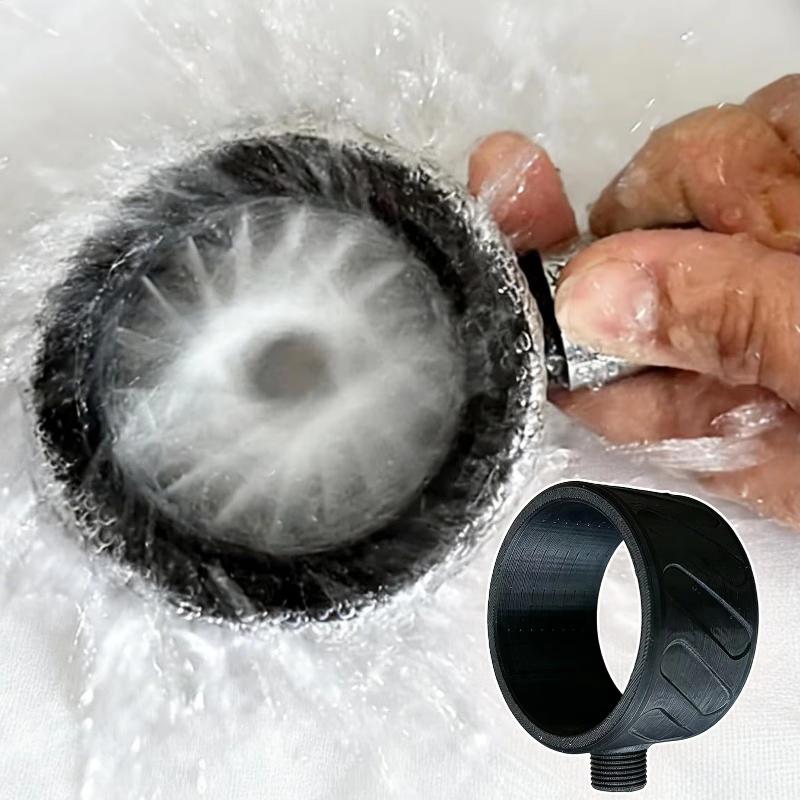 Home Bathroom - 1 Stück Herren-Duschdüse mit Spiraldesign, Hochdruck-Duschkopf