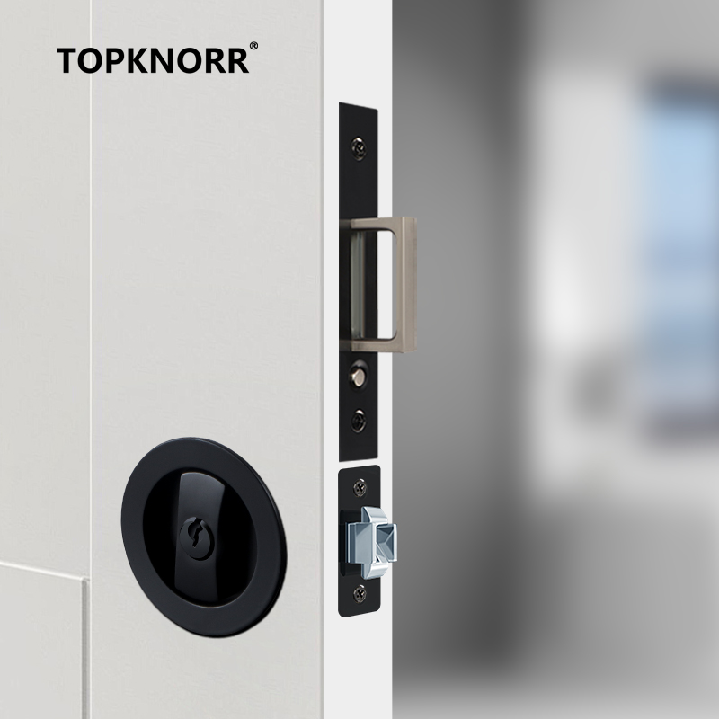 Home Bathroom Lock - Unsichtbares Schiebetürschloss für Badezimmer Küche Holztür