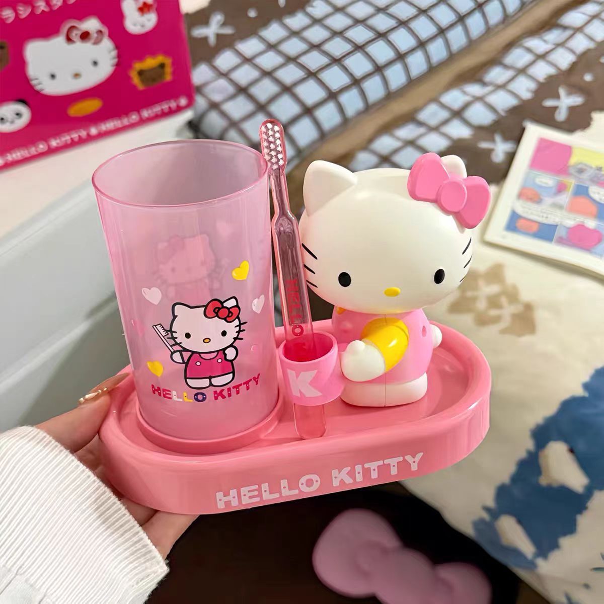 Anime Sanrio Hello Kitty Integ – Home One Bathroom Accessories Bewertung und Preis