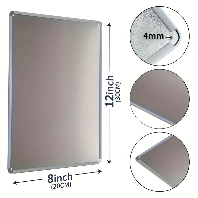 Stilvolles Metall-Blechschild  – Home Bathroom Wall Decor Bewertung und Preis