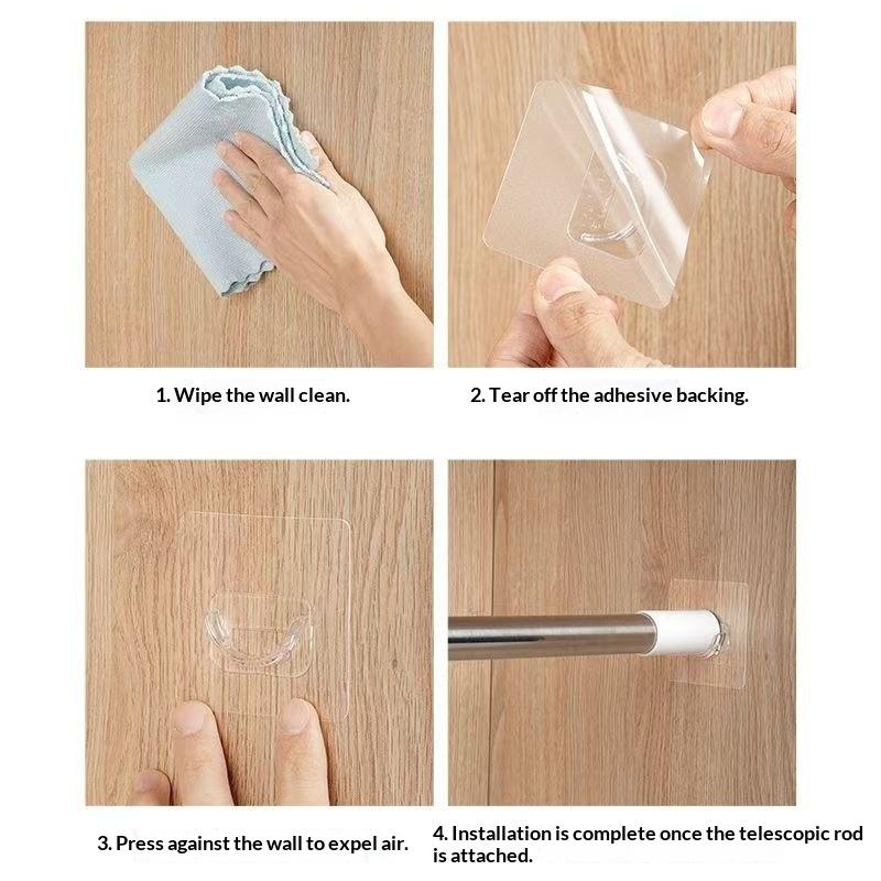 Ohne Bohren Transparente Selbs – Home Bathroom Wall Decor Bewertung und Preis