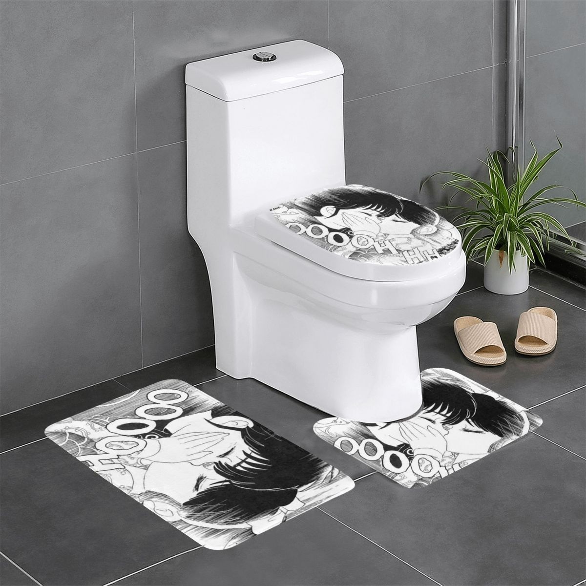 Ranma und Akane Kiss Ranma 12  – Home Edit Bathroom Bewertung und Preis
