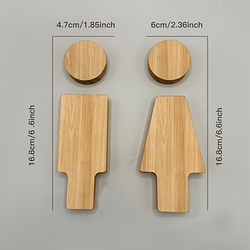 2-teiliges Badezimmerschild au – Home Creation Bathroom Bewertung und Preis