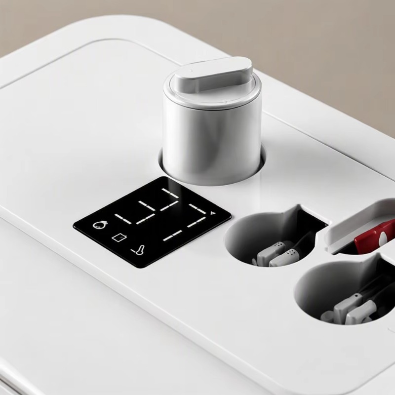 Weißes Smart-WC mit quadratisc – Home Bathroom Bewertung und Preis