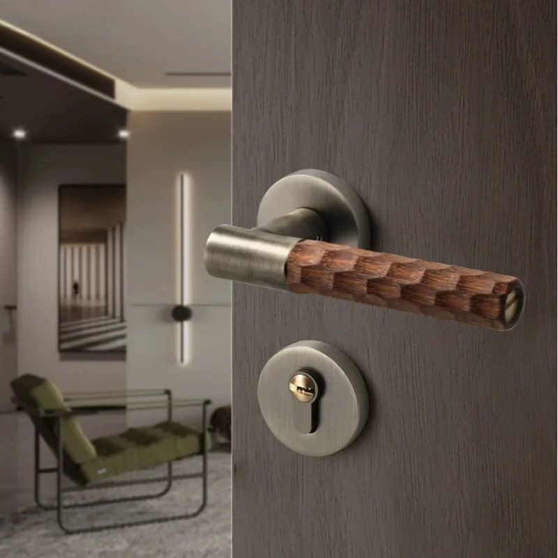Holztürgriff Zink Silent Lock  – Home Bathroom Lock Bewertung und Preis