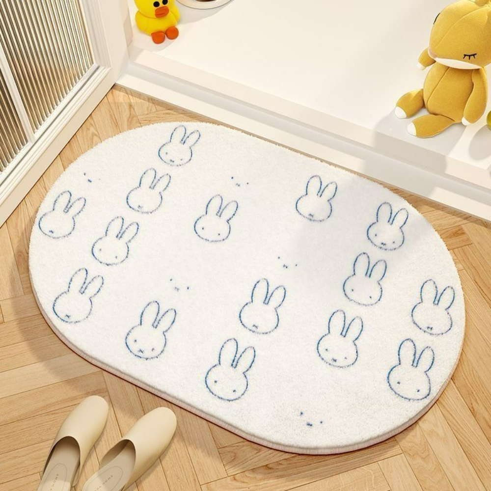 Miffy Cartoon-Bodenmatte, weic – Home Edit Bathroom Bewertung und Preis