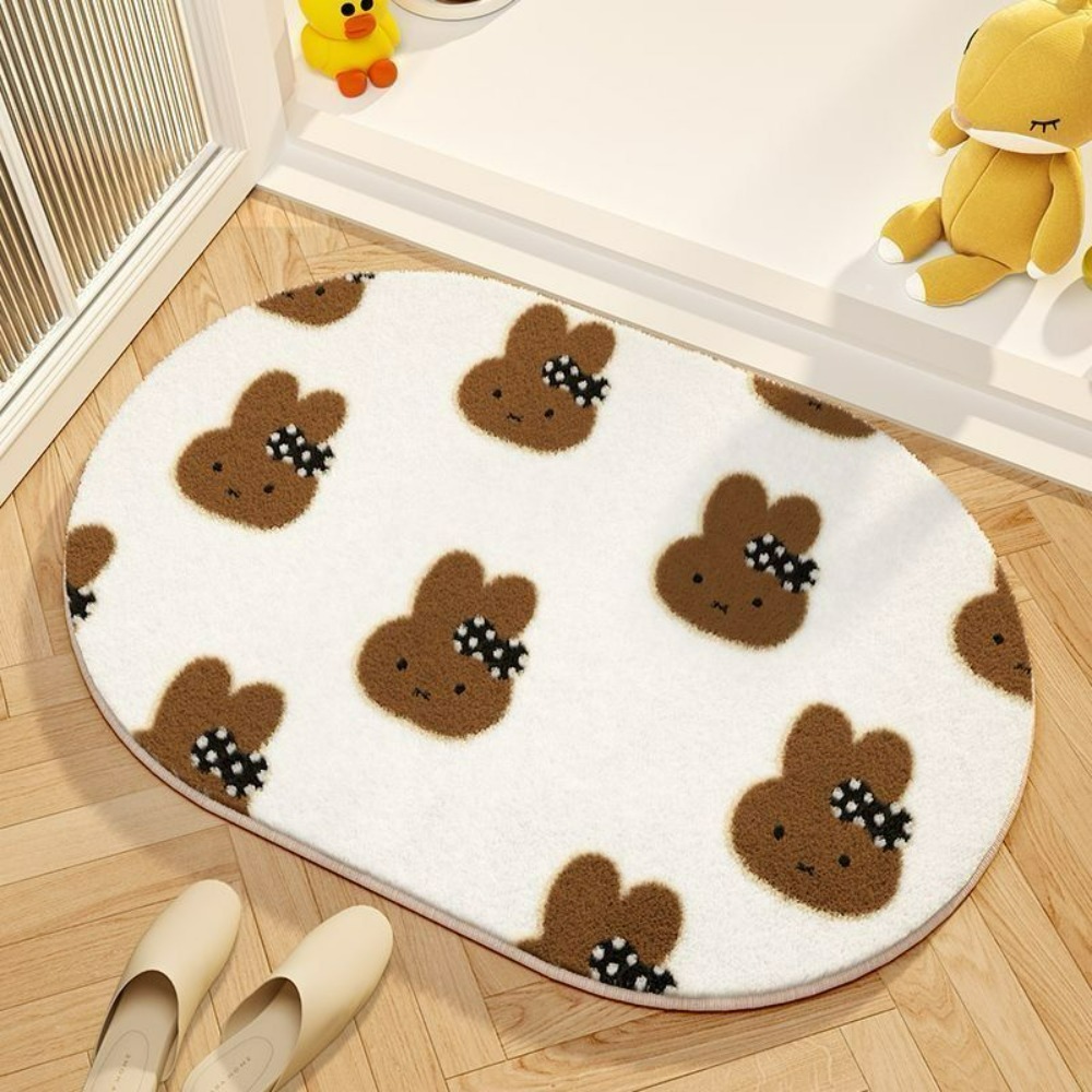 Miffy Cartoon-Bodenmatte, weic – Home Edit Bathroom Bewertung und Preis