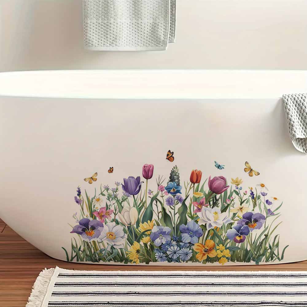 Tulpen-Schmetterlings-Fenstera – Home Bathroom Wall Tiles Bewertung und Preis