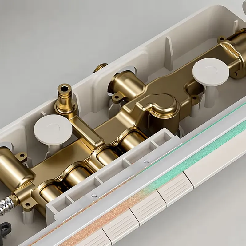 Messing Digitaler Wasserfall-D – Home Bathroom Bewertung und Preis