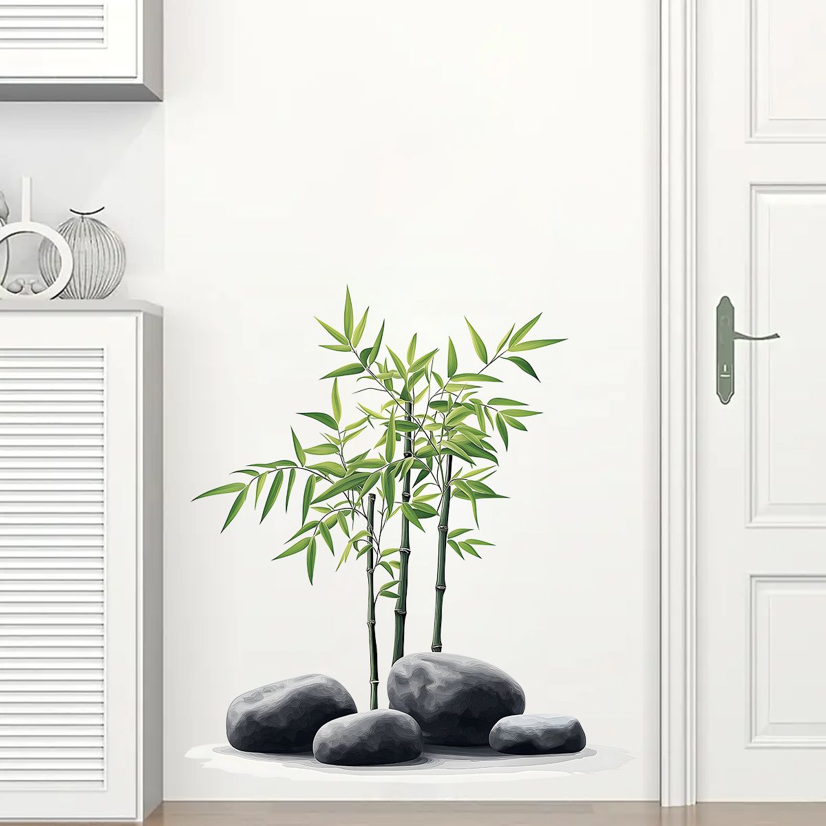 Tinte Bambus Wandaufkleber Bad – Home Bathroom Wall Tiles Bewertung und Preis