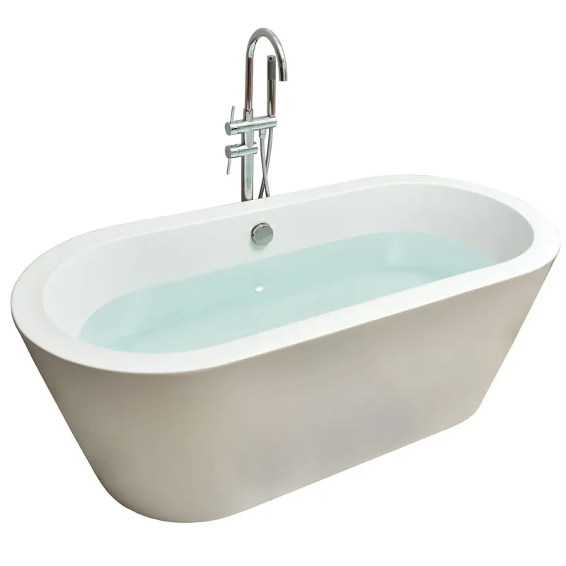 Moderne freistehende Acryl-Bad – Home Bathroom Tub Bewertung und Preis