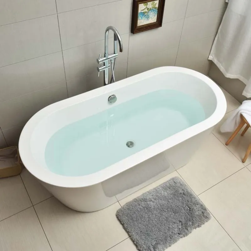 Moderne freistehende Acryl-Bad – Home Bathroom Tub Bewertung und Preis