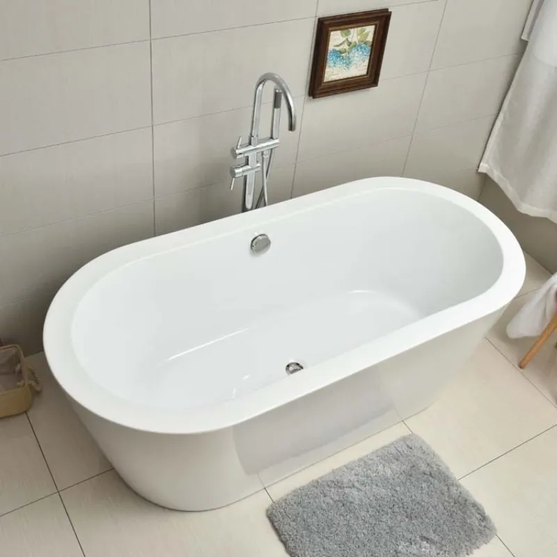 Moderne freistehende Acryl-Bad – Home Bathroom Tub Bewertung und Preis