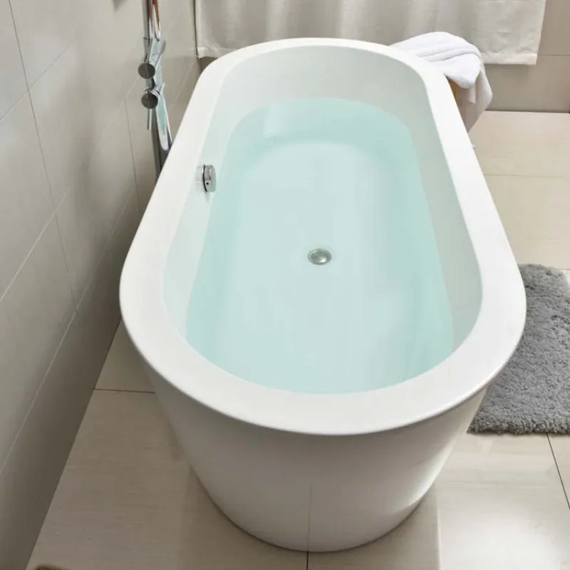 Moderne freistehende Acryl-Bad – Home Bathroom Tub Bewertung und Preis