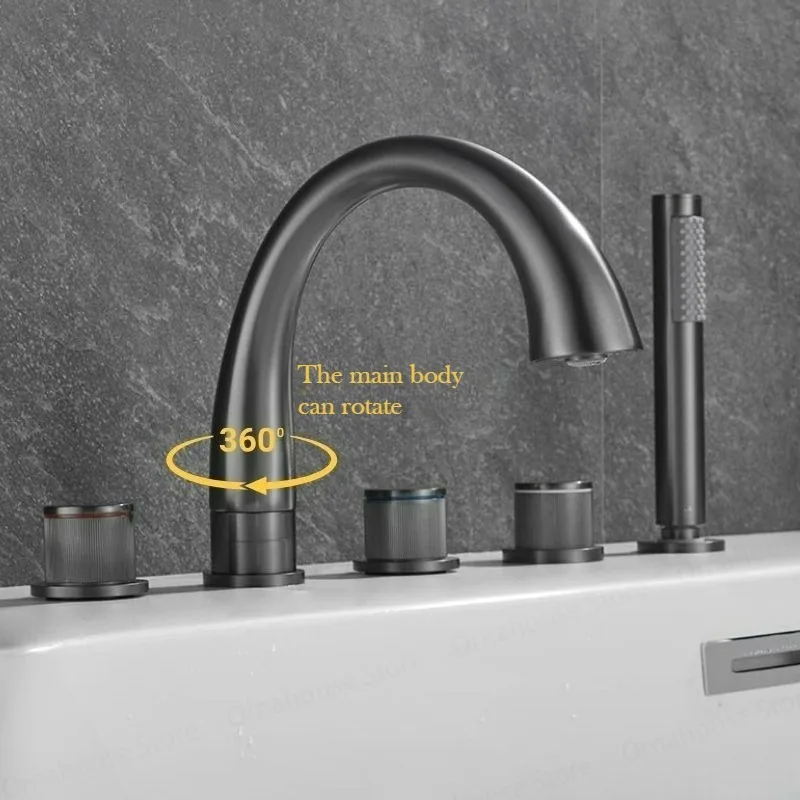 Gebürsteter Gold-Badarmatur mi – Home Bathroom Tub Bewertung und Preis