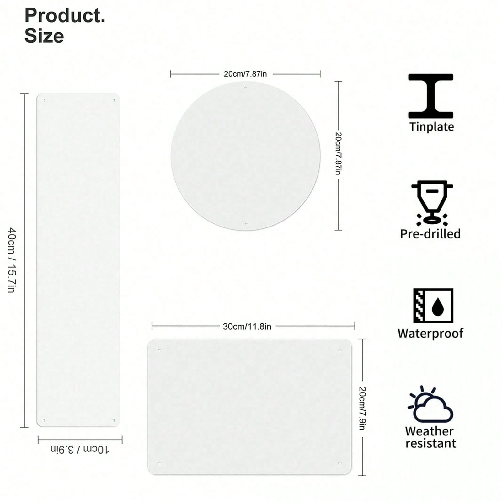 2D Flach – 2D-Plakette, 1 Vint – Home Bathroom Wall Decor Bewertung und Preis