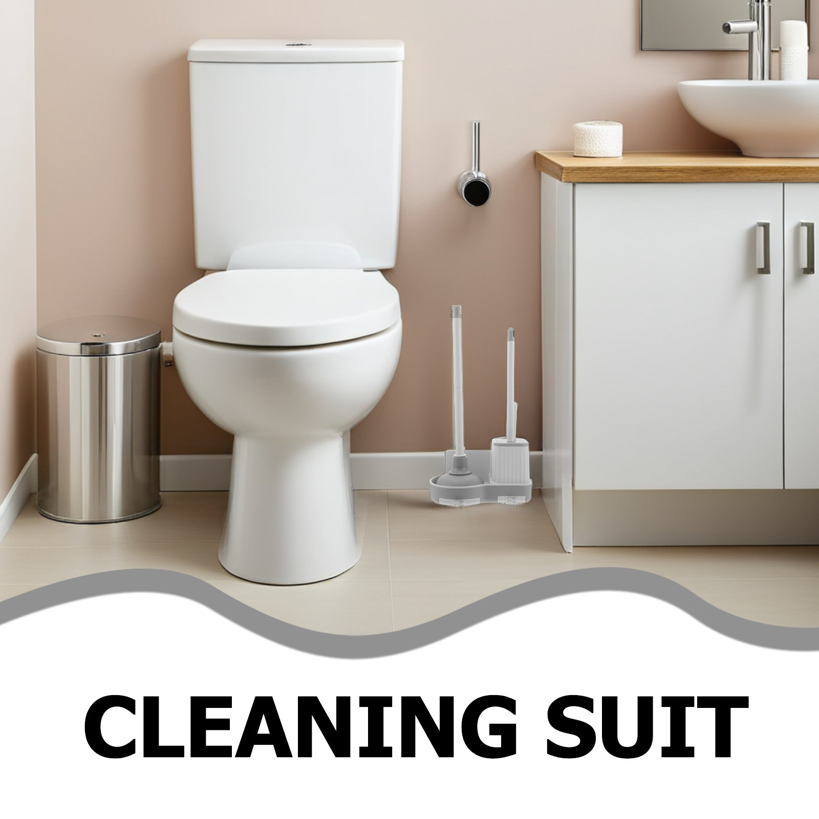1 Set Toilettenbürste und Abfl – Home Bathroom Cleaning Kit Bewertung und Preis