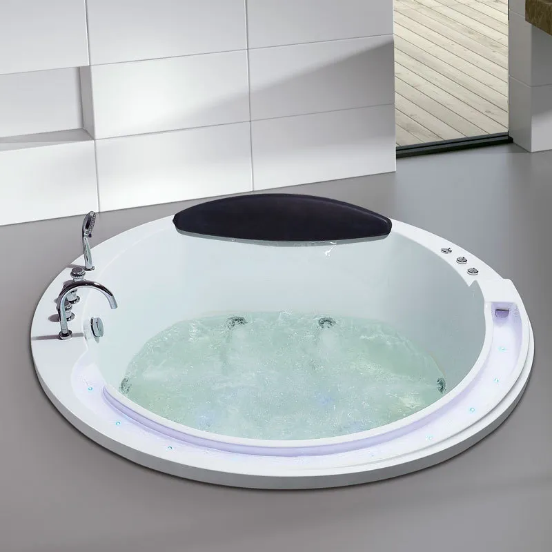 Runde, in den Boden eingebette – Home Bathroom Tub Bewertung und Preis