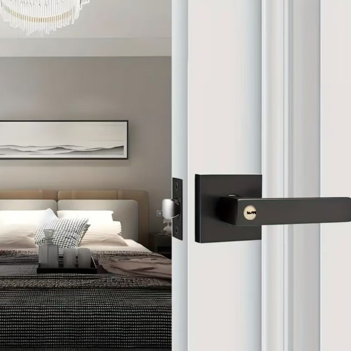 Privatsphäre-Türschloss Schwar – Home Bathroom Lock Bewertung und Preis
