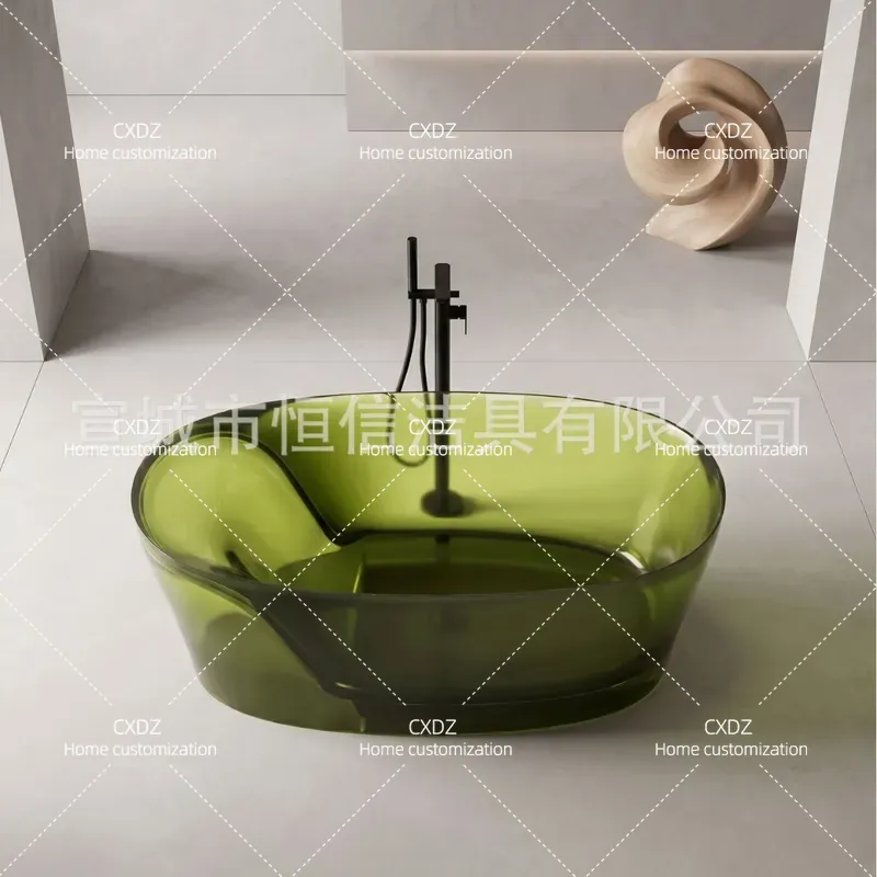 Transparente Freistehende Harz – Home Bathroom Tub Bewertung und Preis
