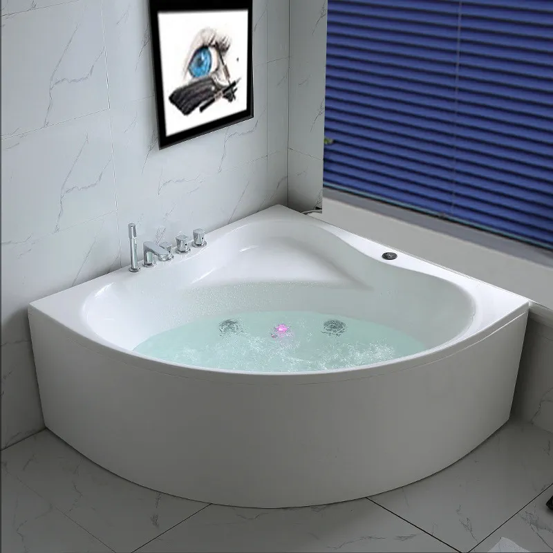 Dreieckige Doppel-Acryl-Badewa – Home Bathroom Tub Bewertung und Preis
