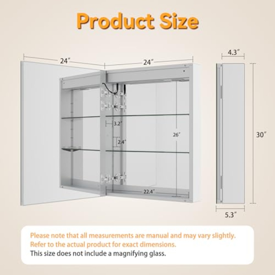 Badezimmer-Aluminium-LED-Mediz – Bathroom Mirror Led Bewertung und Preis