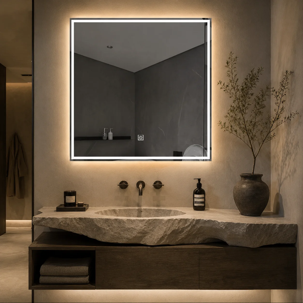 60 cm Badezimmerspiegel mit LE – Bathroom Mirror Led Bewertung und Preis